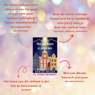 Niet geschoten is altijd mis, is nu precies een week beschikbaar 🥳

Ik ben superblij met alle leuke reacties die ik tot nu toe heb gezien en ik zet deze recensies van @boekenregen @priscilla_dieleman_boekenfan ReadingWithMissmir en @suusleestboeken in het zonnetje, maar natuurlijk ben ik blij met ALLE mooie woorden die ik al voorbij heb zien komen 🥰

@verhalenfabriek @juul_deverhalenfabriek #nietgeschotenisaltijdmis #feelgood #feelgoodtussendoortje #tussendoortje #verhalenfabriek #deverhalenfabriek #ikleesnederlands #koningsdag #koningsdagverhaal #koningsdag2024